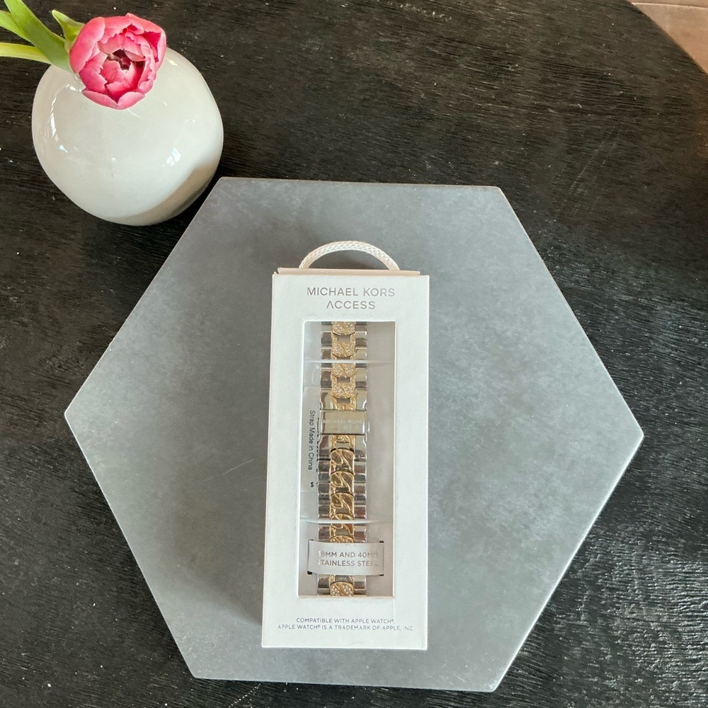Michael Kors Gold Accent Vase